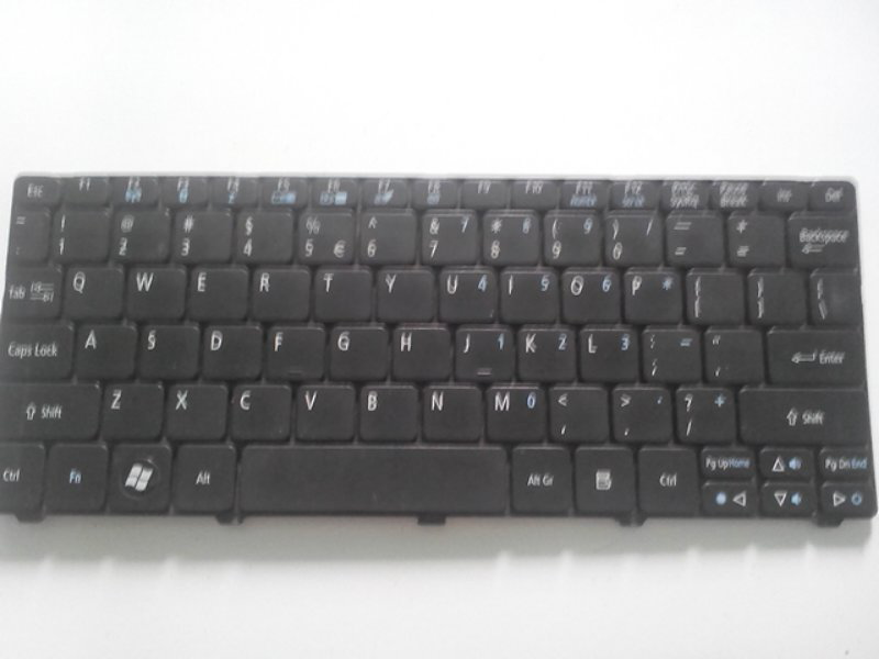 keyboard acer aspire one hitam