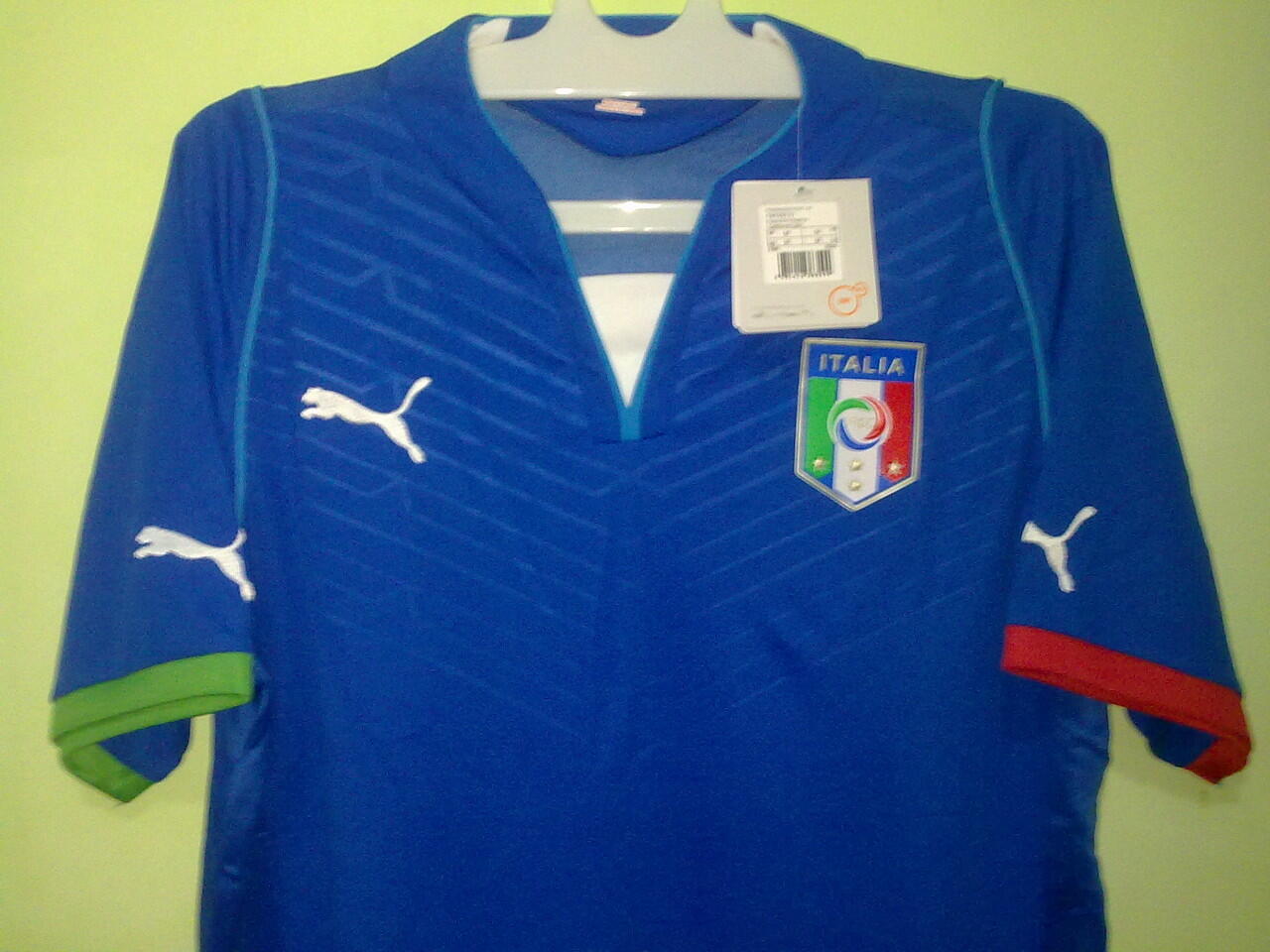 Jersey Grade Ori Italia Home Confederation Cup 2013