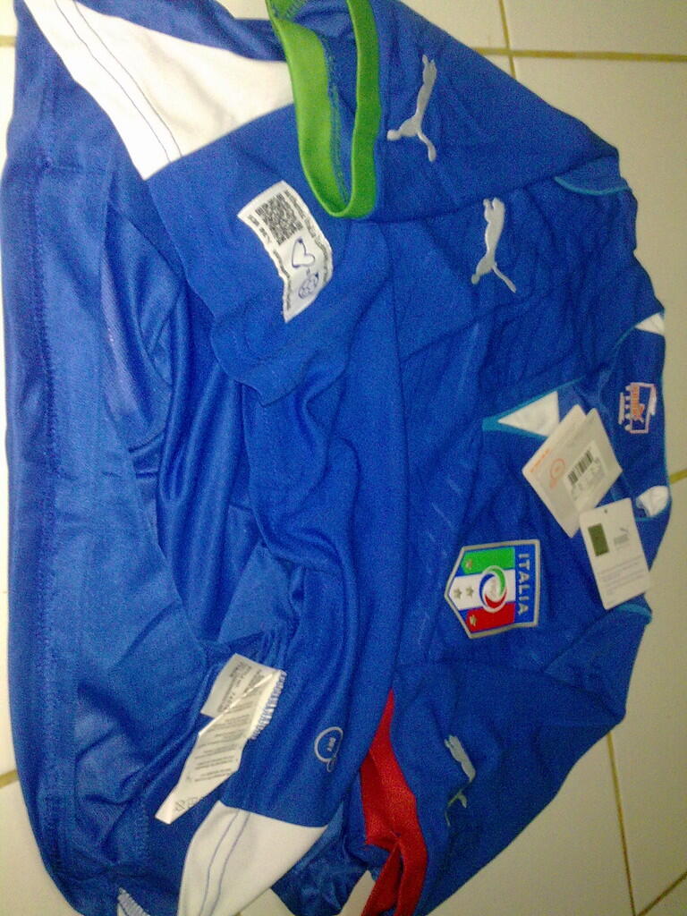 Jersey Grade Ori Italia Home Confederation Cup 2013