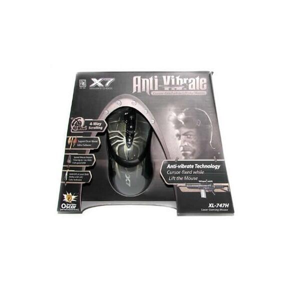 Mouse A4TECH XL-747H @Kliknklik Mangga Dua Mall