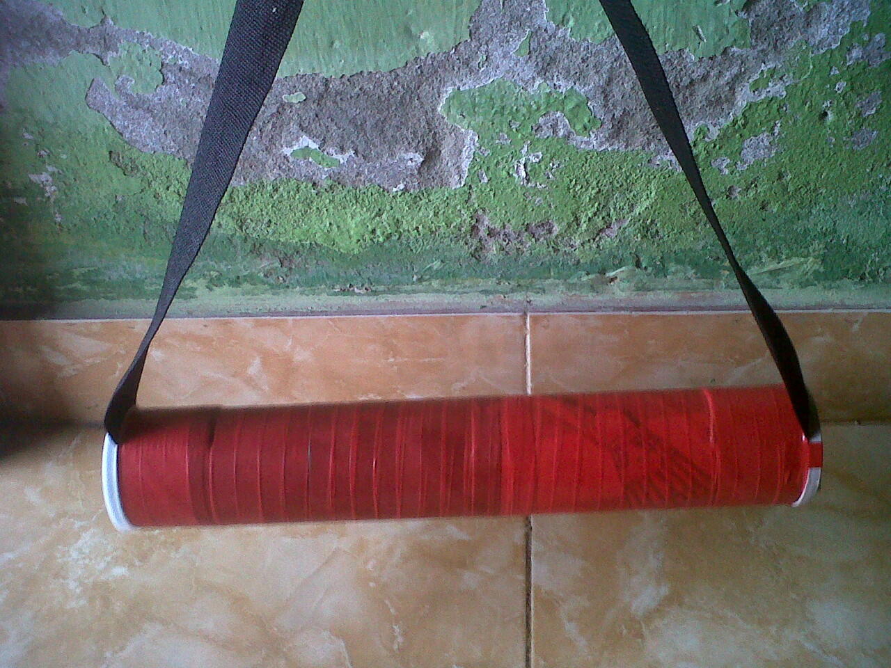 &#91;With Pict&#93; Membuat Tas Sederhana Dari Tabung Badminton, Mudah Banget...