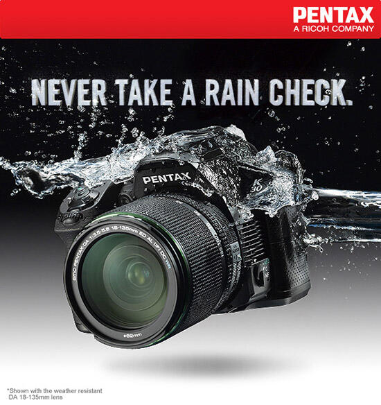 kamera PENTAX K30 water resistant
