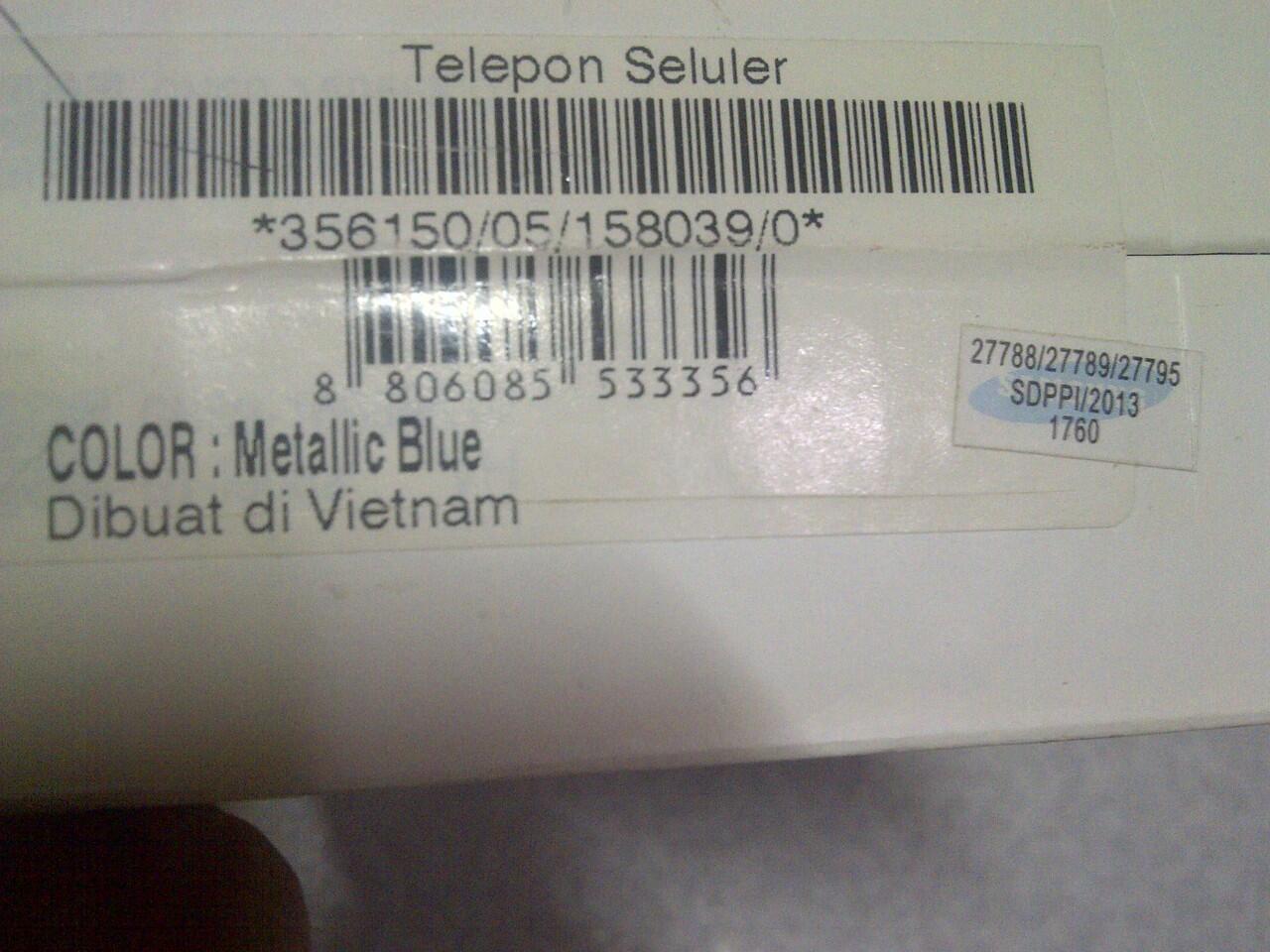 Samsung Grand Duos Blue Second MURAHHHH, tangan pemakai langsung
