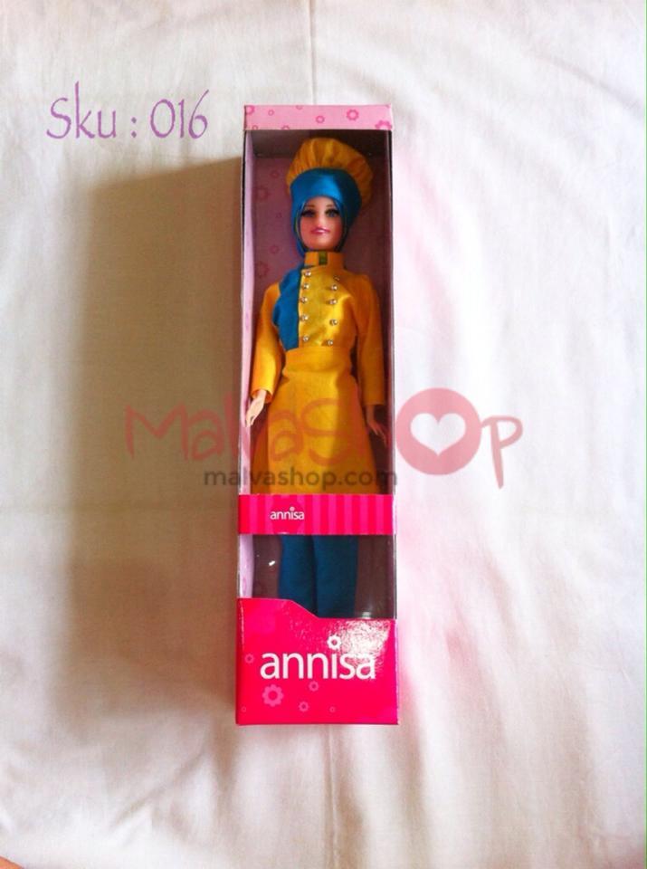 Boneka Barbie Muslimah dengan Berbagai Profesi, Dokter, Guru, Chef, Koki dan Polisi