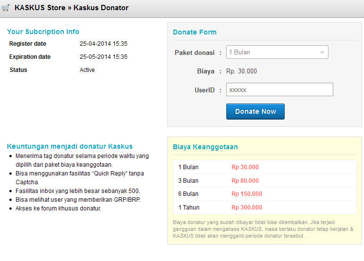 Enaknya jadi KASKUS DONATUR! 