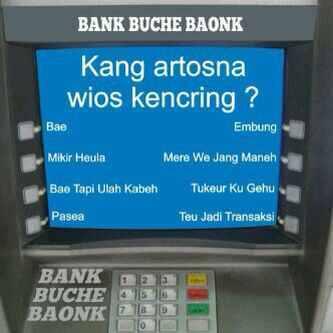 Mesin ATM khusus orang sunda