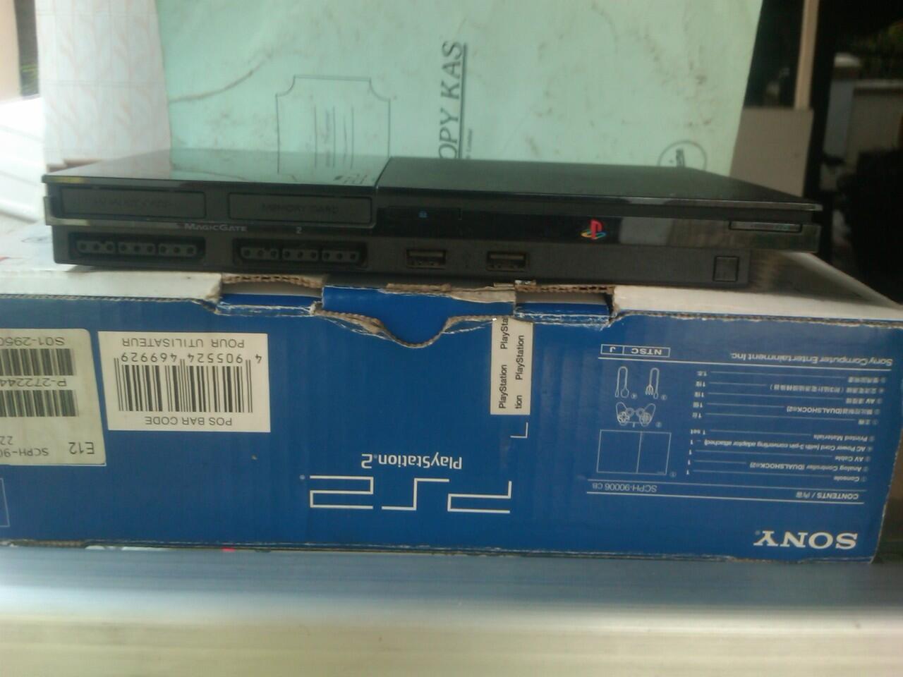 PLAY STATION 2(PS2)SLIM OPTIK SERI SCPH-90006 JUAL CEPAT& MURAH