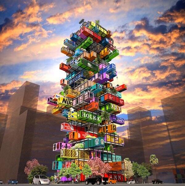 Hotel Futuristik Dari Kontainer Bekas (Hive-Inn Hotel)