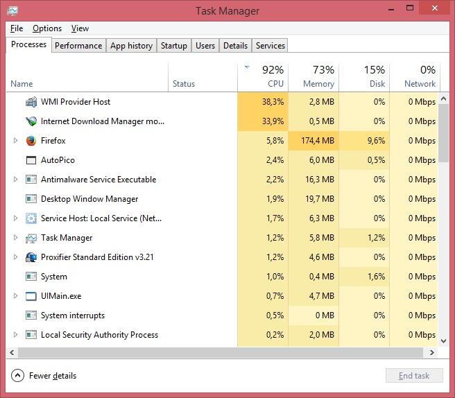 &#91;ASK&#93; WMI Provider Host kenapa makan banyak CPU ya ?