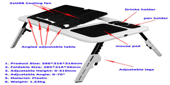 meja laptop terbaru