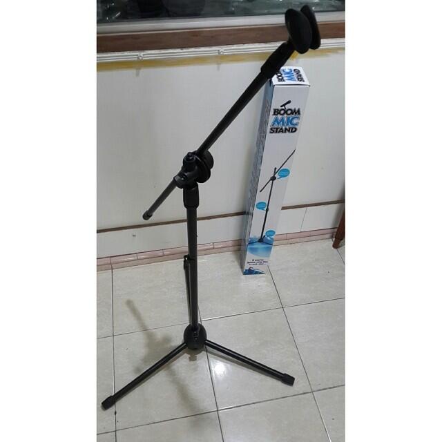 Cari jual stand mic merk power art boom harga terjangkau 