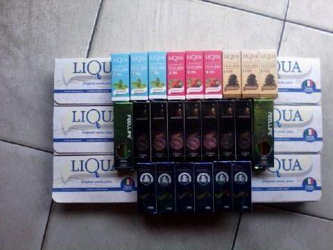 e-liquid (refill) berbagai merk (grosir & eceran)