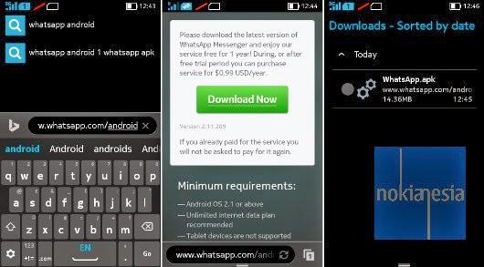 whats app untuk nokia x