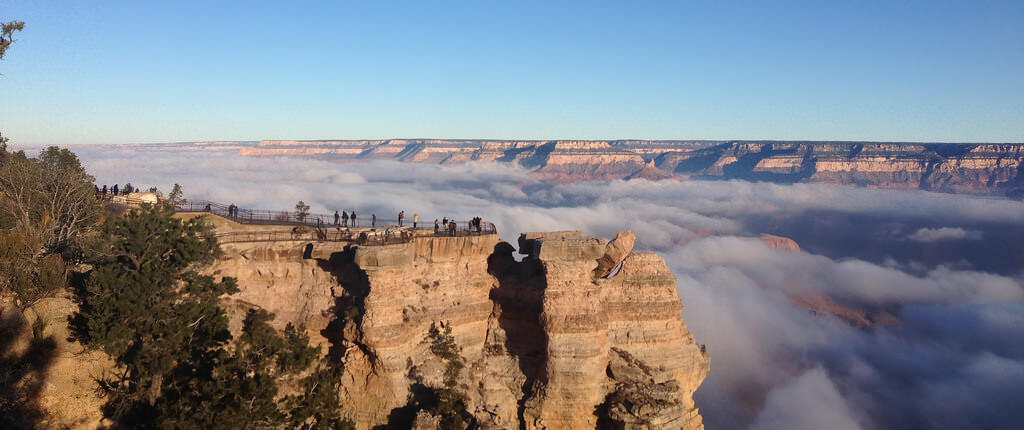 Fenomena Langka Turunnya Kabut Tebal di Grand Canyon