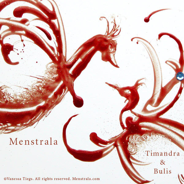 GILA...!!! Inilah Seni Lukis Dari Darah Menstruasi &#91;Percaya Ngga Percaya&#93;