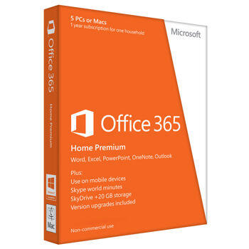 jual software original microsoft office 365 home premium 32/64 bit