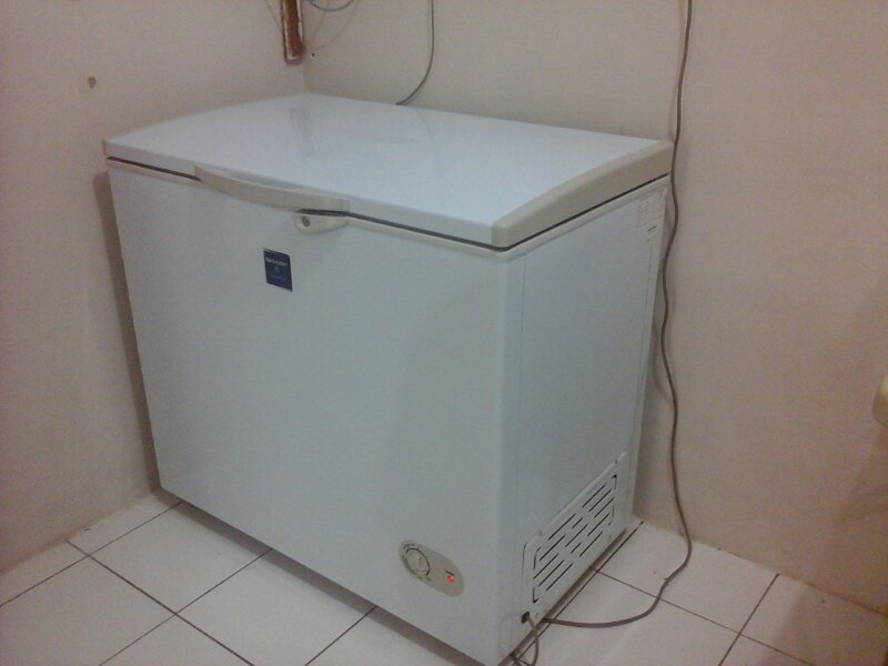 kulkas freezer sharp jarang pakai