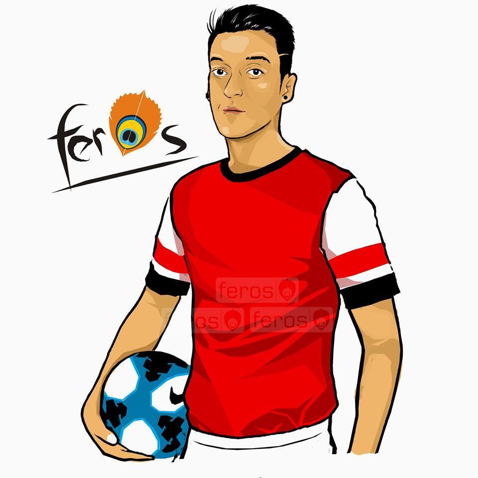 Karikatur Pemain Bola Top Liga Eropa Buatan Indonesia