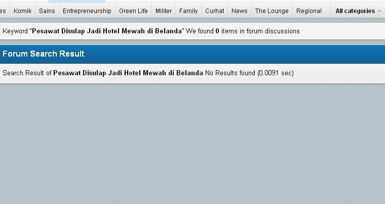 Pesawat Disulap Jadi Hotel Mewah di Belanda