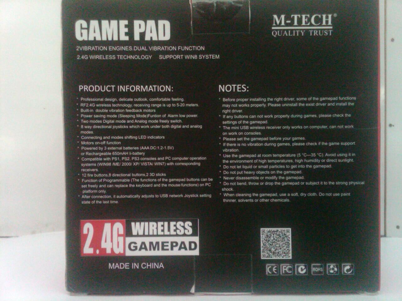 STICK GAME WIRELLES M-TECH