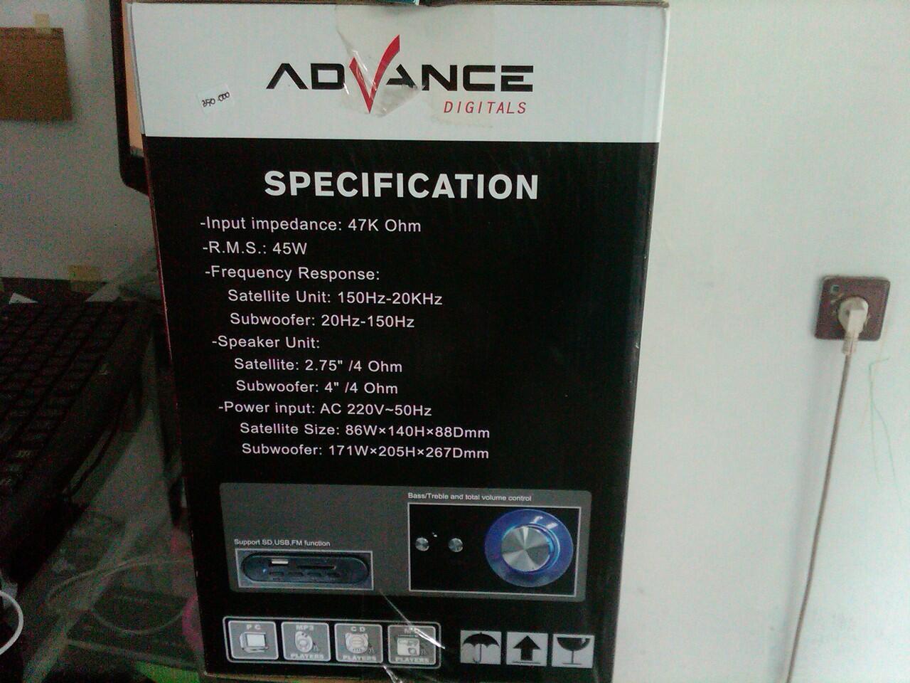 SPEAKER ADVANCE M580