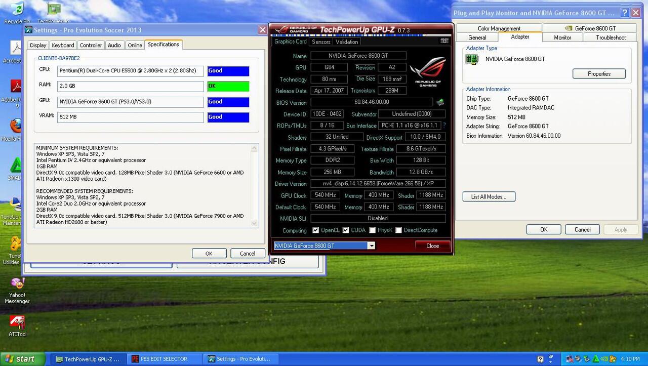 VGA imut buat maen PES2013 n game online