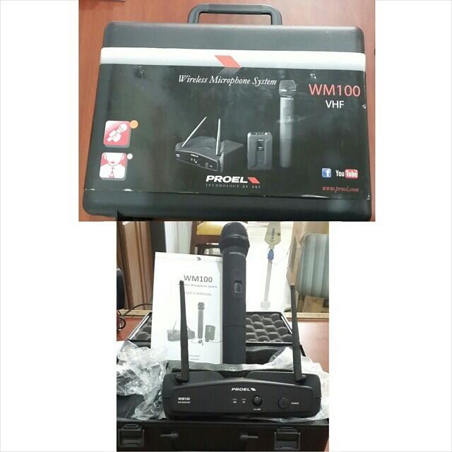 Jual mic wireless merk proel kualitas bagus, dan harga kaskus . bergaransi gan