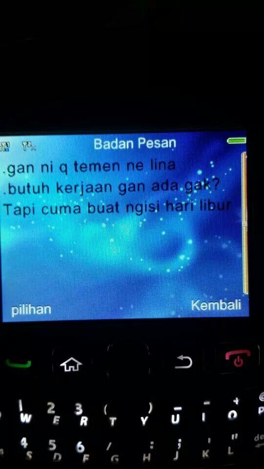 contoh yang baik untuk melamar kerja gannnn