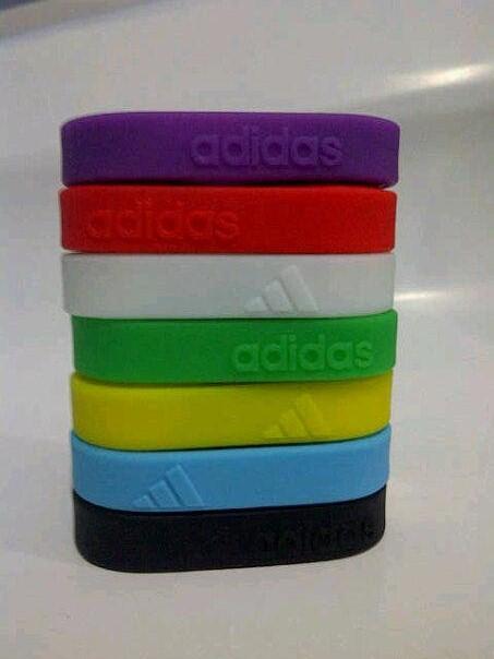 Terjual Rubber Gelang Nike + Adidas + Glow In The Dark