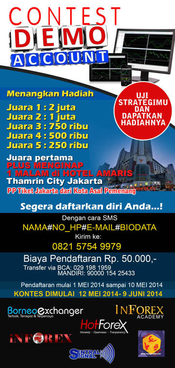 &#91;DEMO KONTES&#93; BERHADIAH UANG, TIKET, DAN HOTEL DARI HOTFOREX