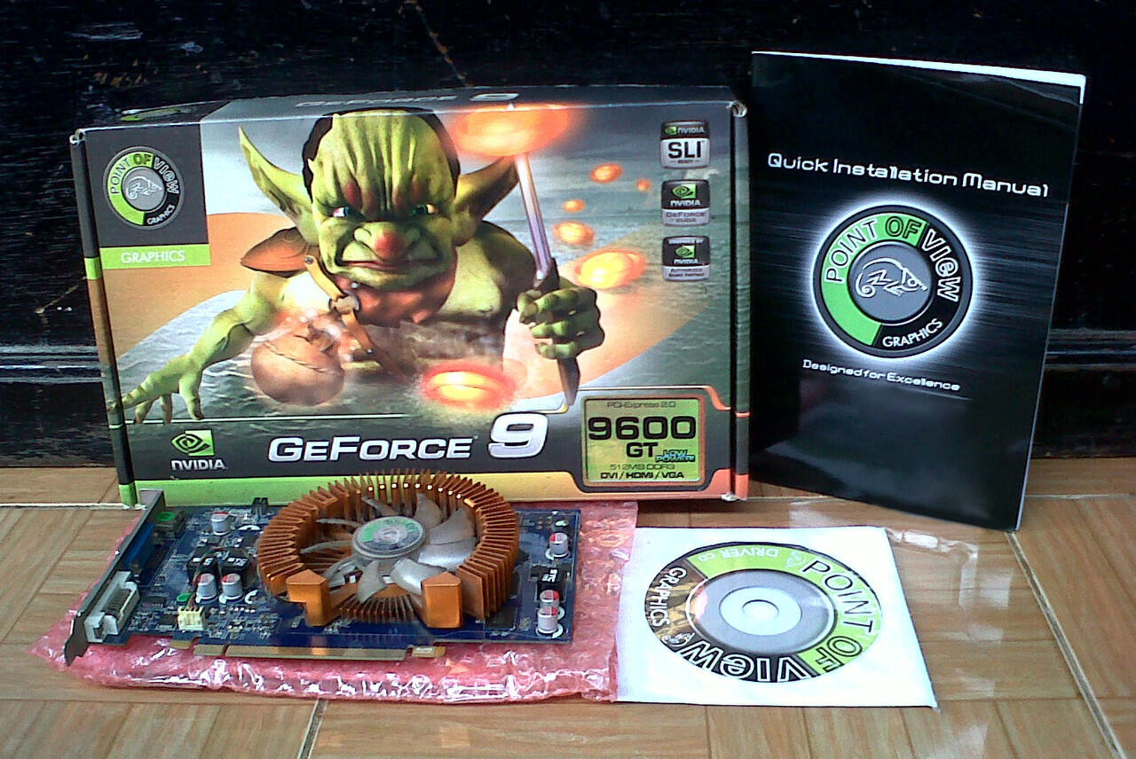 Point Of View 9600 GT 512mb DDR3 256 bit