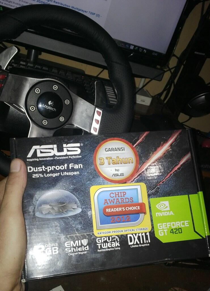 VGA ASUS NVIDIA GEFORCE GT420 2GB DDR3 MURAH (BANDUNG ONLY)