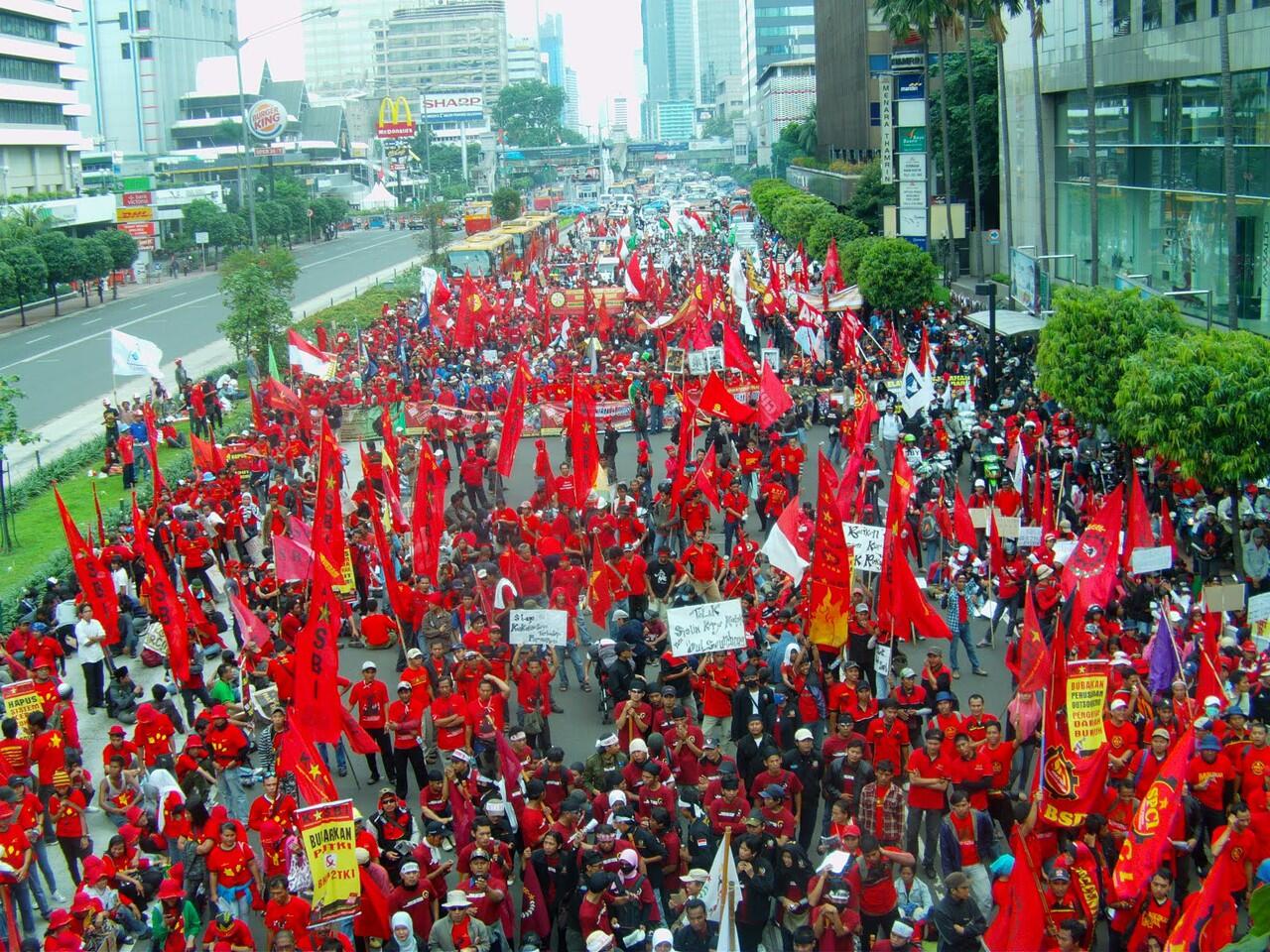 20 ribu polisi siaga amankan 9 titik rawan saat may day