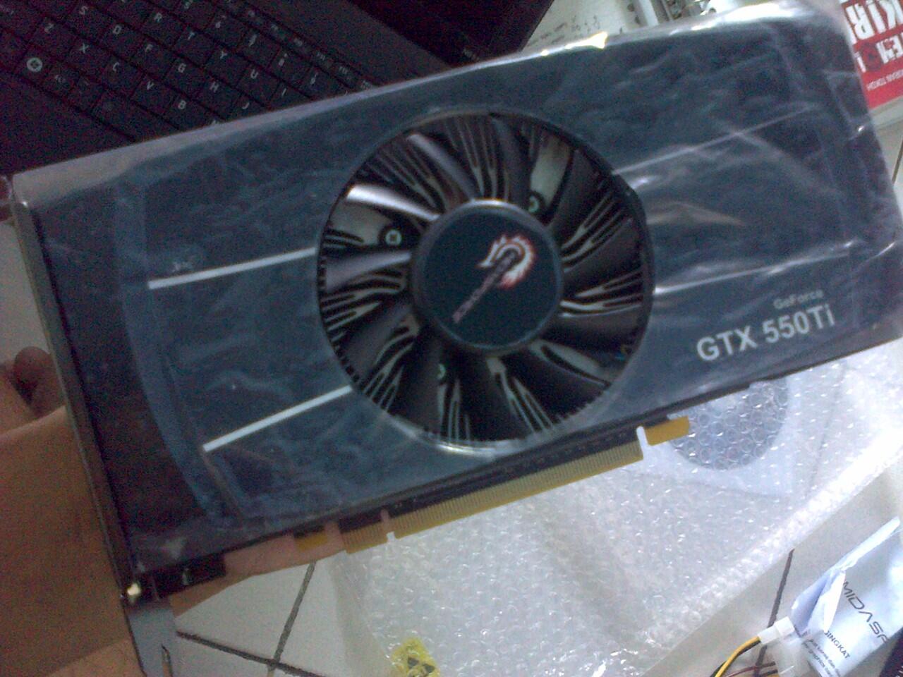 Dijual VGA MidasForce GTX 550ti 1GDDR5 192 bit