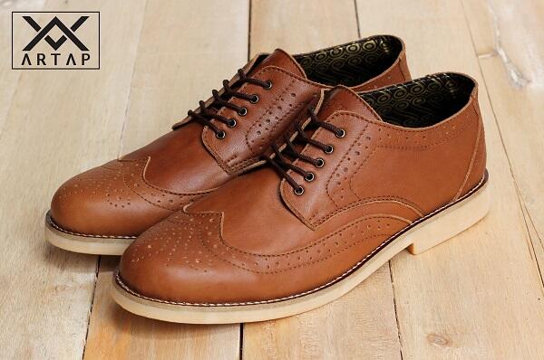 ARTAP Footwear, Handmade Leather Shoes yang Bercorak Batik