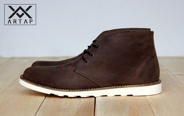 ARTAP Footwear, Handmade Leather Shoes yang Bercorak Batik