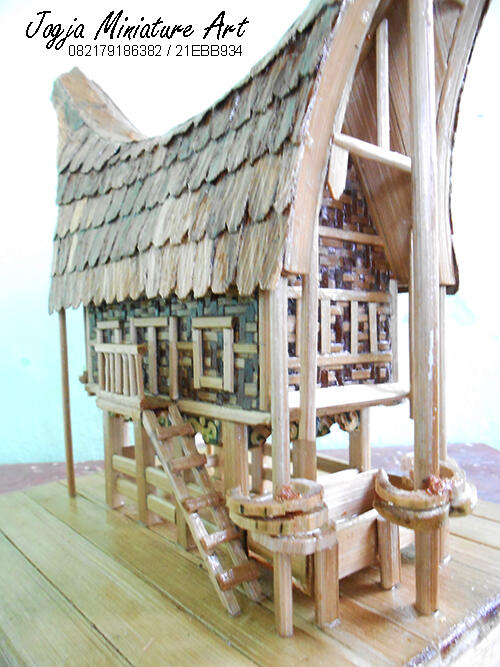 Terjual Miniatur Rumah Adat Toraja TONGKONAN KASKUS