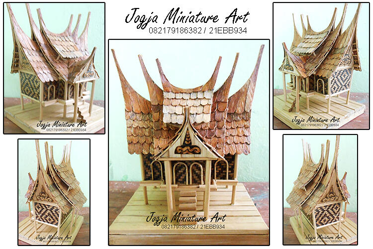 Terjual Miniatur Rumah Adat Minangkabau (GADANG)  KASKUS