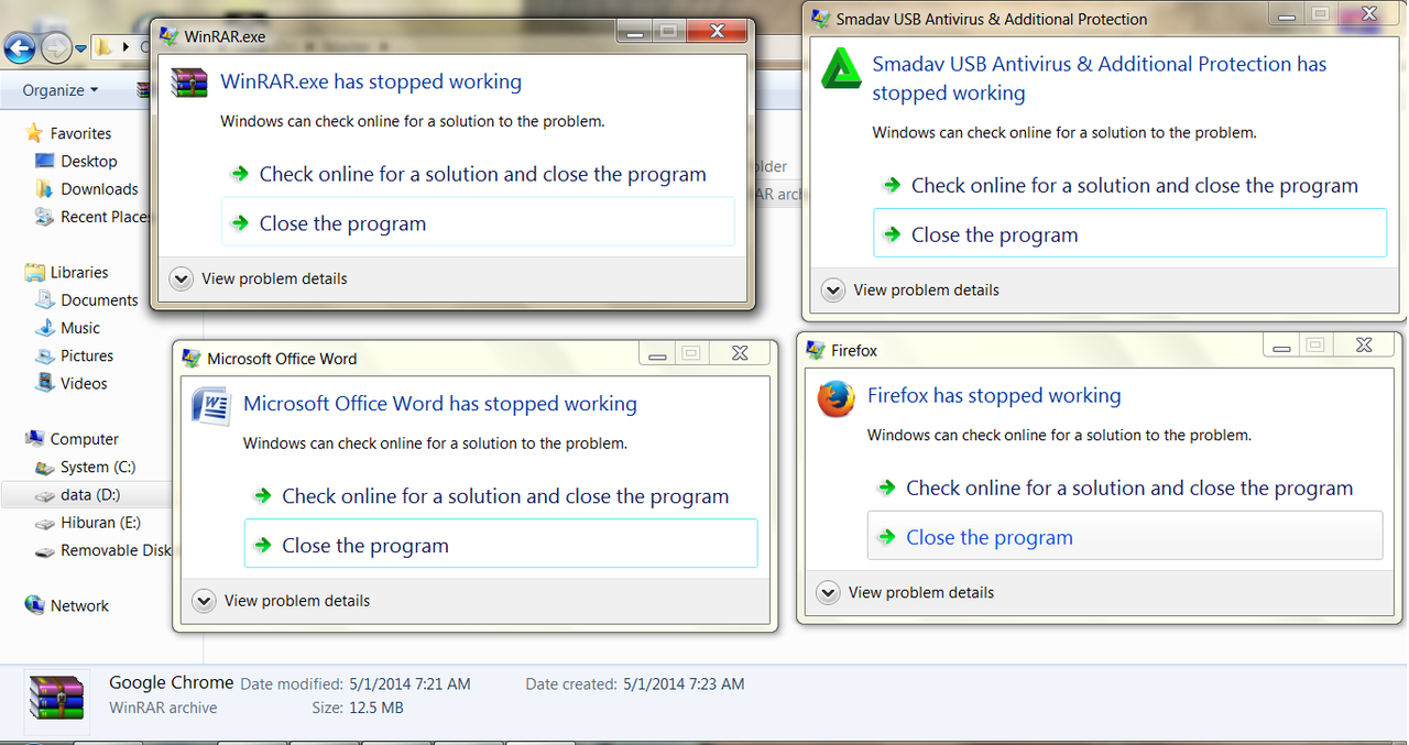 TULUNG GAN !! semua software di PC gue gabisa dibuka :'(