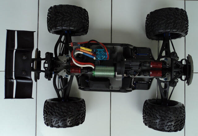 JUAL TRAXXAS REVO 3.3 engine Remote TQi READY