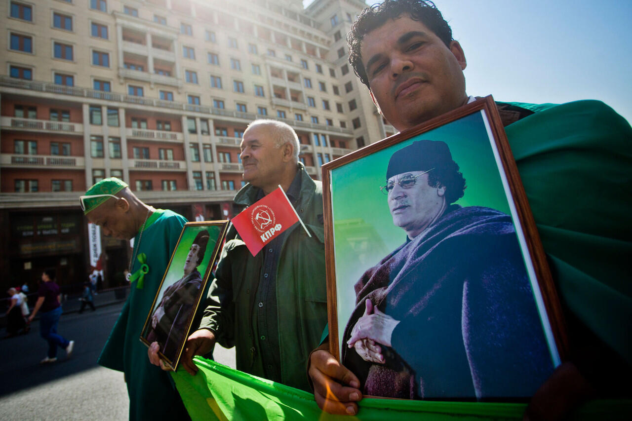 Parade May Day pertama di Russia sejak era Soviet