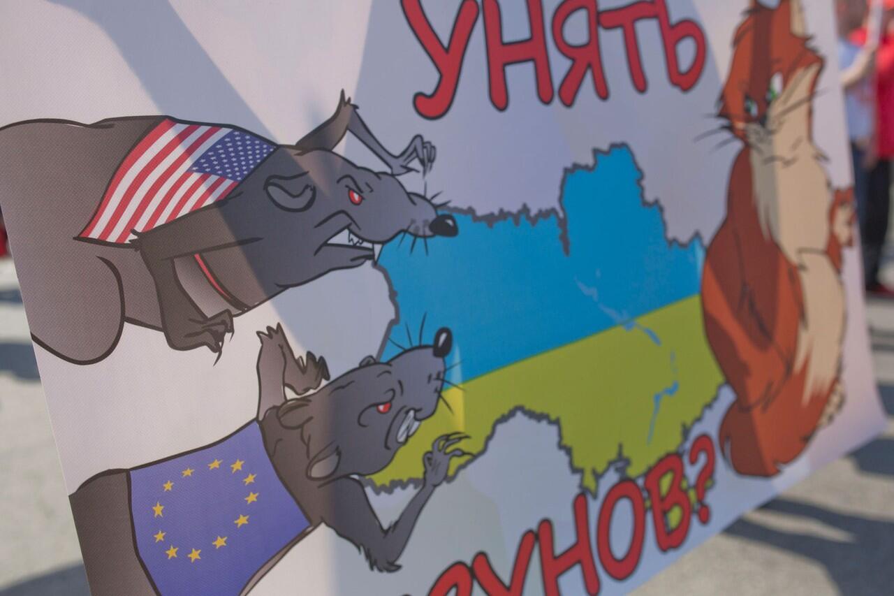 Parade May Day pertama di Russia sejak era Soviet
