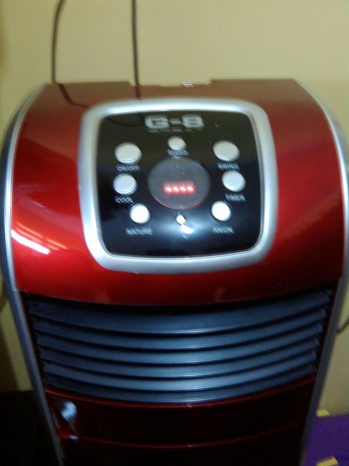 Air Cooler (Kipas Angin) G-8 Great Warna Merah, Kondisi Gress