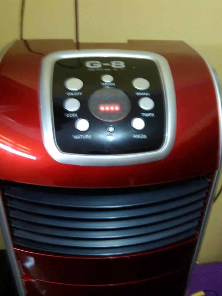 Air Cooler (Kipas Angin) G-8 Great Warna Merah, Kondisi Gress
