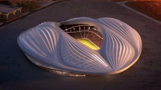 (Gokil) Penampakan Stadion Qatar yang di sebut Mirip v491n4 
