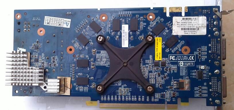 vga 9600GT 2giga 256bit ddr2