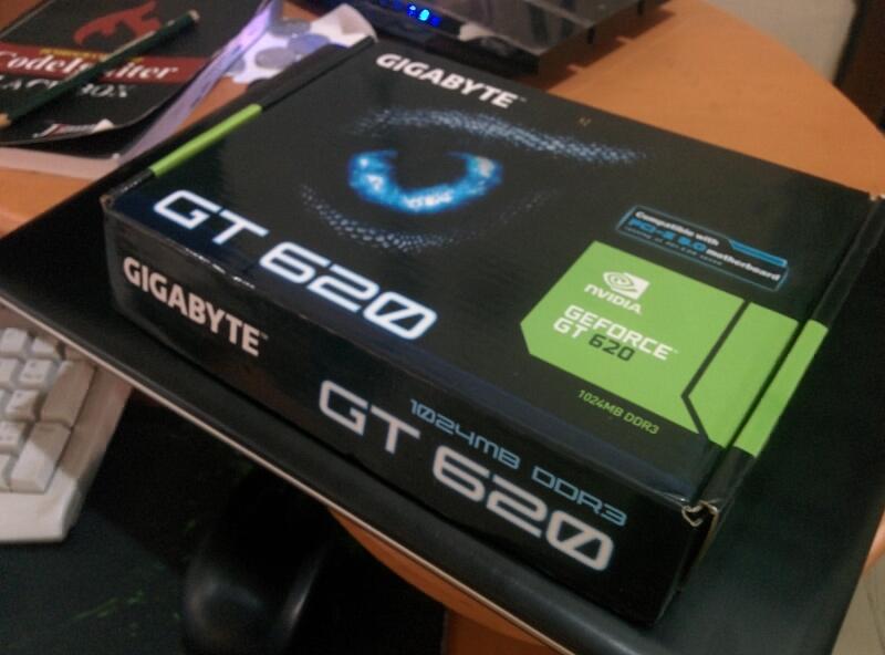 GIGABYTE GT 620 1GB DDR3 (2nd , jarang dipake disimpen dibox terus)