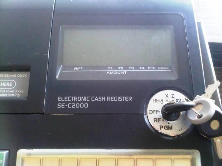 Mesin Cashier / Cash Register: CASIO SE-C2000