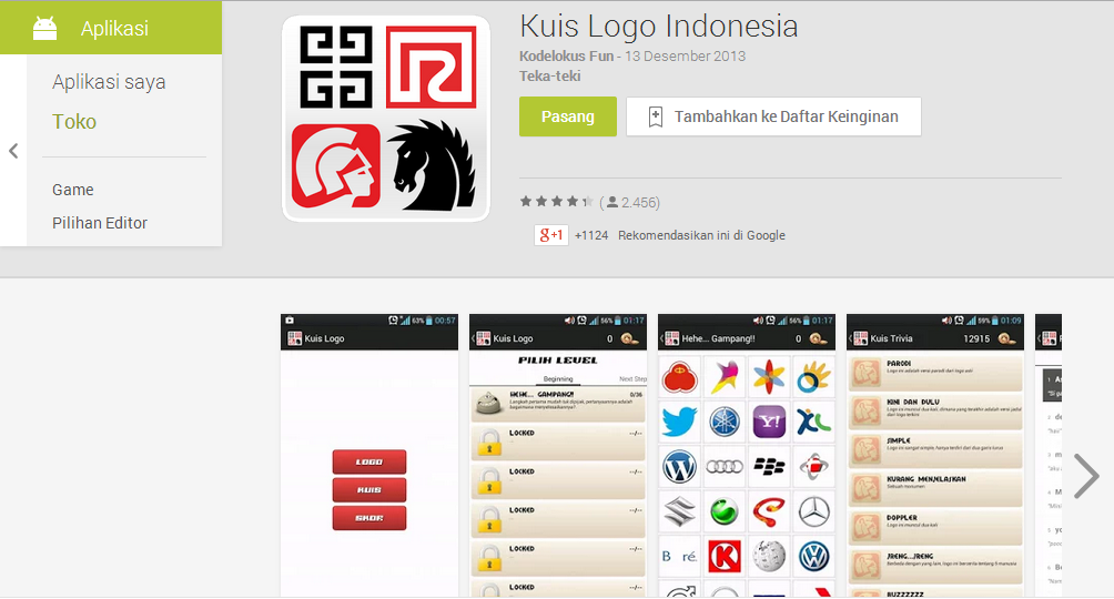 &#91;Android&#93; Game mengasah pengetahuan logo ente gan :thumbup 