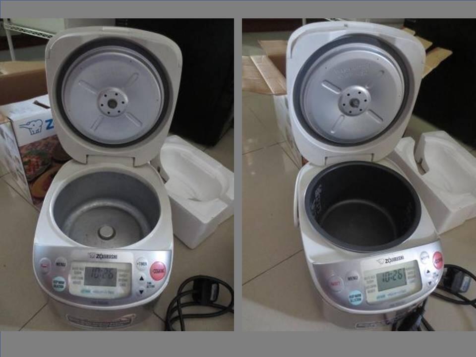 Rice cooker Zojirushi mulus lengkap borongan expat jual cepat murah nego